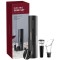 Deschizator electric de vin 4 in 1, reincarcabil USB, Negru