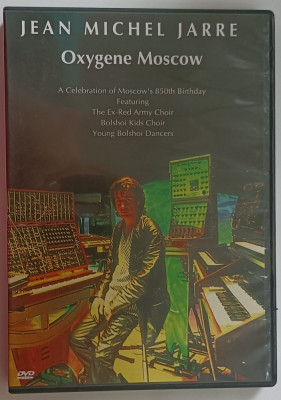 dvd cu muzică Jean Michel Jarre - Oxygene Moscova foto