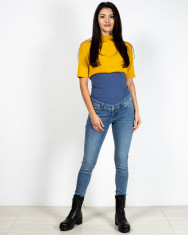 Jeans skinny maternity cu un continut ridicat de bumbac 2118708002 foto