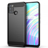 Husa pentru Oppo A55 5G / A53s / A53 4G, OEM, Carbon, Neagra