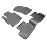 Set de 5 covorase cauciuc 3D stil tavita premium pentru Mitsubishi ASX, Citroen C4 Aircross, Peugeot 4008 din 2010, Recambo