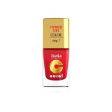 DELIA Oja Hybrid Coral nr. 001 rosu, 11 ml