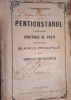 Muzica Psaltica - Carte Veche 1924 - Popescu Pasarea - Coligat 4 Carti: Penticostar, Liturghier, Vecernier, Cantari Liturghii