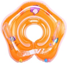 Colac de gat pentru bebelusi, JustZEN&trade;, MTR1, portocaliu, cureluse de ajustare in jurul gatului, 0-24 luni