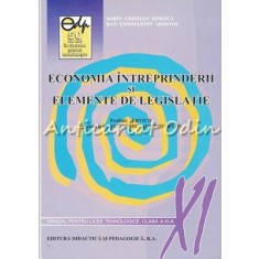 Economia Intreprinderii Si Elemente De Legislatie - Sorin Cristian Ionescu