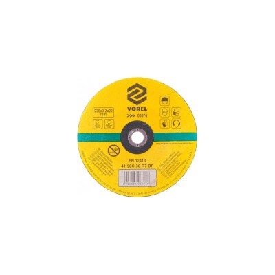 VOREL Disc abraziv pentru taiat piatra 230 x 3,2 x 22 mm foto