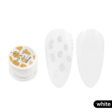 Gel UV Poke Hole White pentru Unghii, Efect Dantela, 5g, Joc Creativ Fete/Copii, Accesorii Manichiura, Culoare Alb