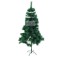 Brad artificial de Craciun tip pin, clasic, pentru interior/exterior, inaltime 210 cm, Flippy, verde, suport metalic inclus