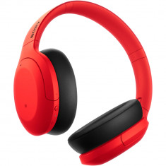 Casti Sony WH-H910NR, Noise Canceling, Quick attention, Hi-Res, Wireless, Bluetooth, NFC, LDAC, Autonomie de 35 ore, Rosu foto