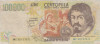 ITALIA 100000 LIRE 1994 UZATA