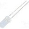 Dioda LED 5mm, ro&amp;#351;ie, plat, 1.8...2.6V, OPTOSUPPLY - OS5REA5TC5A