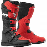 Cumpara ieftin Cizme (boots) cross/enduro - ATV Thor model Blitz XP culoare: negru/rosu - marime 45.5 (US size: 11)