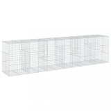 Cumpara ieftin Cos gabion cu capac, 600x100x150 cm, fier galvanizat