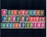 Deutsches Reich 1941/43 - Ostland, ocupatia germana, supratipar pe uzuale Hitler, lot neuzat
