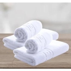 Set 4 Prosoape Horeca 70x140 Cm Si 50x90 Cm Bumbac 100% Greek Border 550 gsm, Alb