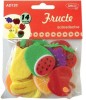 Fructe Decorative Pasla Daco Art, Set 14 Bucati, Fetru, Lucru Manual