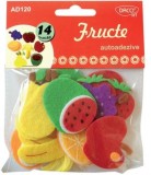 Fructe Decorative Pasla Daco Art, Set 14 Bucati, Fetru, Lucru Manual