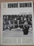 HONORE DAUMIER - CONSTANTIN SUTER, Album de Artă, Editura MERIDIANE 1980, Cabinetul de Stampe, Carte &icirc;n Rom&acirc;nă