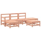 Cumpara ieftin Set mobilier relaxare gradina, 6 piese, lemn masiv Douglas