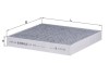 Filtru polen habitaclu MAHLE LAK436 Chevrolet Citroen Fiat Isuzu Mitsubishi Peugeot 4007 ASX C-Crosser D-Max Eclipse Outlander Pajero