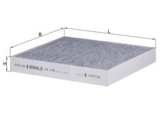 MAHLE LAK 436 Filtru, aer habitaclu
