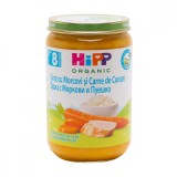 Orez cu morcovi si carne de curcan Organic, 220g, HiPP