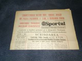 ZIARUL SPORTUL 28 IANUARIE 1985