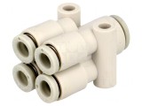 Racord Push-In Polipropilenă 4mm x 6mm 1-10bar