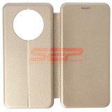 Husa Flip Cover Gold Huawei Mate 40 Pro, Protectie Completa, Premium