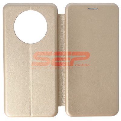 Toc FlipCover Round Huawei Mate 40 Pro Gold foto