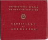 A3184N Certificat de absolvire Universitatea serală de marxism-leninism, 1966, București