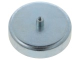Magnet fix ferită 350N &Oslash;63mm H22mm oțel ELESA GANTER