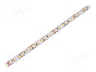 Bandă LED alb cald 2835 WISVA OPTOELECTRONICS, 120 LED/m, 10mm PCB, IP20, 24W/m foto