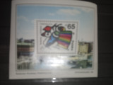 POLONIA, EXPOZIȚIA FILATELICĂ STOCKHOLMIA - COLIȚĂ MNH, Nestampilat