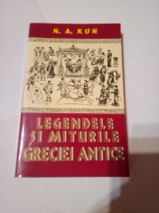 LEGENDELE SI MITURILE GRECIEI ANTICE ~ N. A. KUN foto