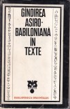 Constantin Daniel - Gandirea asiro-babiloniana in texte