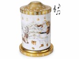 Cutie muzicala Craciun metal multicolor YT &Oslash; 11,5 cm x 16,5 H