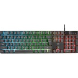 Tastatura gaming Trust GXT 835 Azor, Iluminare RGB, Negru