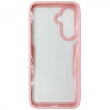Husa tip 360, spate si fata, plastic si TPU roz deschis, pentru Samsung Galaxy A36 5G, A56 5G