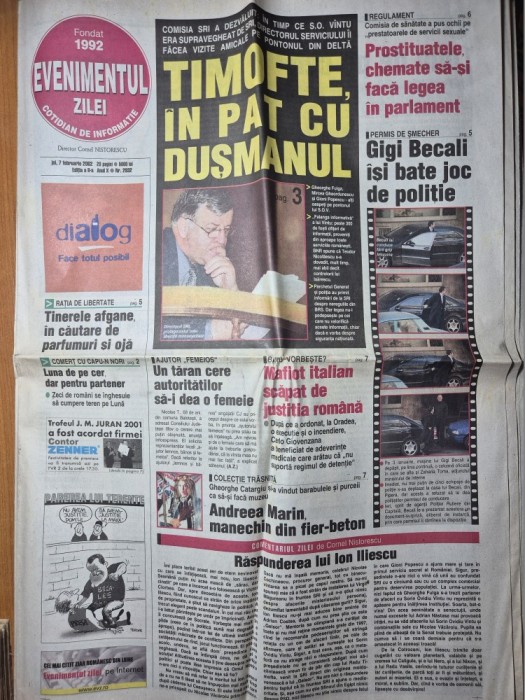 ziarul evenimentul zilei 7 februarie 2002
