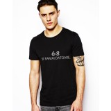 Tricou barbati negru 68 si ramai datoare - L