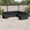 Patio Sofa Set 9-Locuri Black - 2