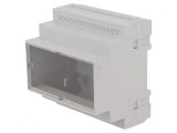 Carcasă pentru șină DIN, polistiren gri, 90x87x65mm, KRADEX