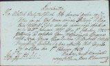 HST A337 Chitanță olografă 1833 limba slovacă