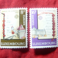 Serie Luxemburg 1982 Europa CEPT - Istorie , 2 valori