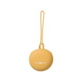 Saro Baby Silicone Pacifier Holder Box cutie pentru suzetă Mustard 1 buc