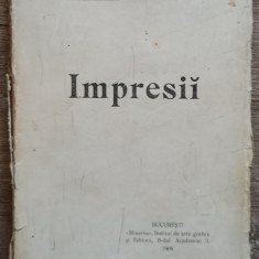 Impresii - Il. Chendi// prima editie, 1908