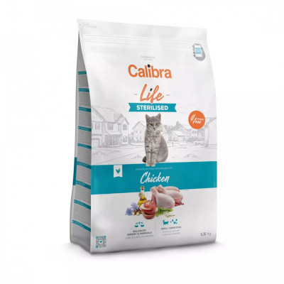 Calibra Cat Life Sterilised Pui 1,5 kg foto