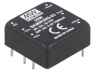 Convertor DC/DC 30W 18-75V la 3.3V 7500mA foto