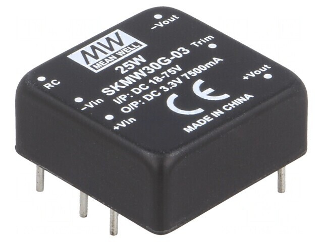 Convertor DC/DC 30W 18-75V la 3.3V 7500mA